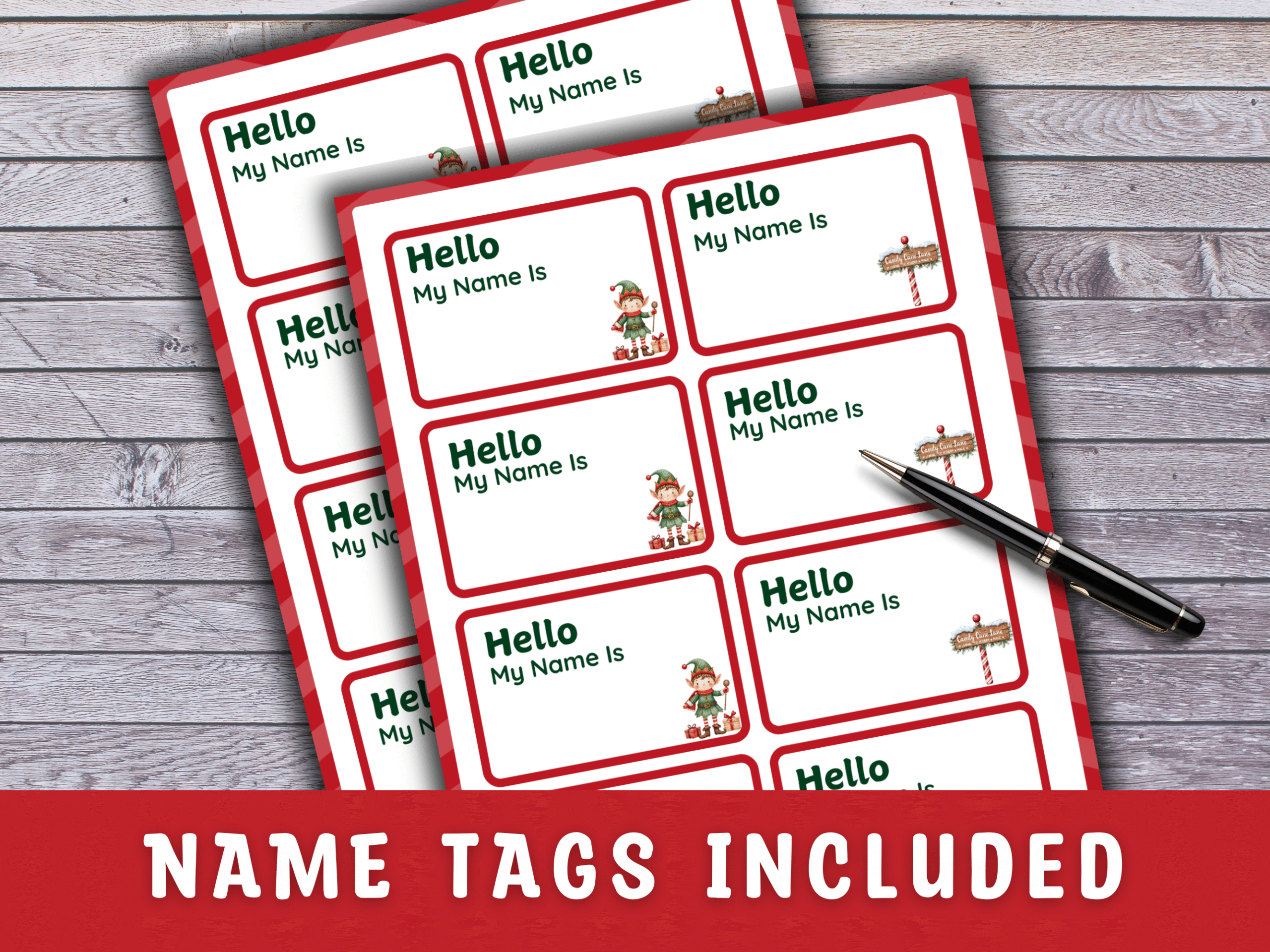Find out your festive role at the North Pole! This Christmas printable game lets players discover their funny elf or holiday job title. Includes matching printable tags to write and wear your new title. Perfect for family gatherings or office fun!